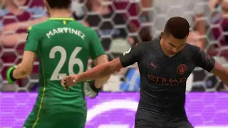 Aston Villa vs Manchester City | FIFA21 Gameplay