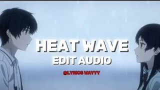 heat waves - glass animals x highcloud cover [edit audio] / @Lyricswayyy