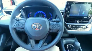 2022 Corolla Hybrid LE Interior Review by Toyota