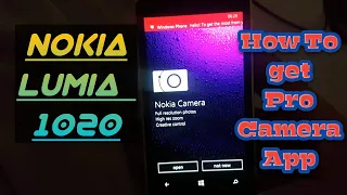 Nokia Lumia 1020 Pro Camera App