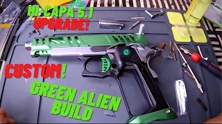 Building The Craziest Pistol "Green Alien" | Hi Capa 5.1 | Insane Airsoft Gun |