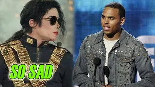 That's SO SAD! Chris Brown Expresses Anger After Tribute To Michael Jackson Cancer