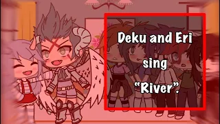 💚 #Bnha #mha / Deku and Eri sing “River”/ gacha life / My fantasy AU / Deku.___ 💚