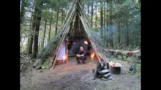 Building a giant secret Tepee