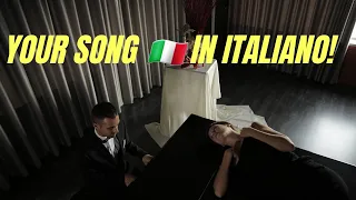 YOUR SONG in ITALIANO  - Elton John cover Piano Voce