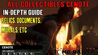 Shadow of the Tomb Raider 🏹 All Collectibles Cenote 🏹 (Relics, Documents, Murals, etc)