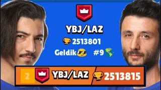 YBJ/LAZ Kulübü DÜNYA SIRALAMASINA Girdi! Brawl Stars