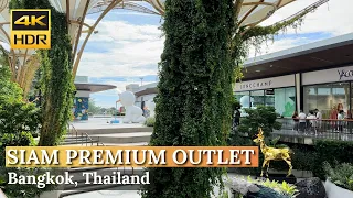 [BANGKOK] Siam Premium Outlets "Let's Shopping Brand Names At High Discount" | Thailand [4K HDR]