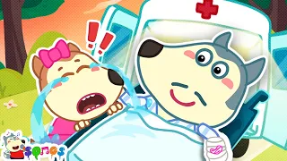 No No! Daddy Got a Boo Boo Song 🎶 Wolfoo's Nursery Rhymes & Kids Songs @LucyKidsSongs