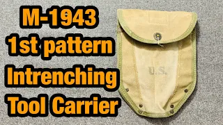 WW2 US Gear M-1943 Intrenching Tool Carrier 1st Pattern