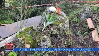 L'ultimo saluto a Lucrezia, uccisa dal fratello - La vita in diretta 21/10/2021