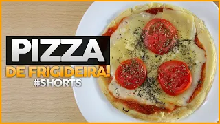 COMO FAZER PIZZA FIT DE FRIGIDEIRA #shorts