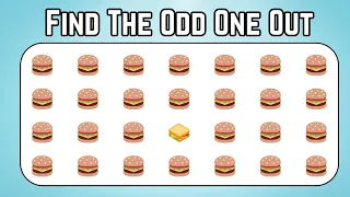 Find The ODD One Out 🕵️ || Spot The Difference (Emoji Quiz)