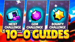 10-0 Heist, Gem & Bounty Guide | Best Brawlers & Tips