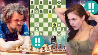 Weak chess game | Alexandra Botez vs Magnus Carlsen 2