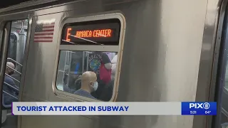 Tourist attack on E train