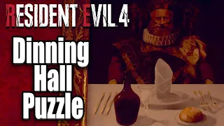 Dinning Hall Seating Puzzle Solution Snake Head Resident Evil 4