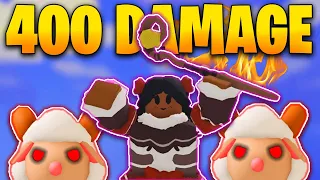 Solo vs Squads with the most powerful kit (free now) - Roblox Bedwars