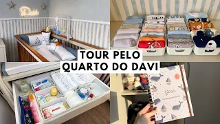 TOUR COMPLETO PELO QUARTO DO DAVI ✨ Com o tema PRAIA