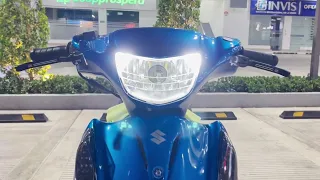 SUZUKI ADDRESS V125 MODIFICADA AZUL 😱