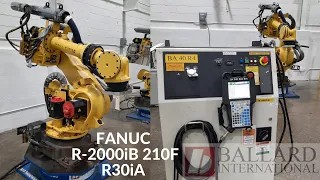 FANUC R-2000iB 210F R30iA  Robot Test at Ballard International