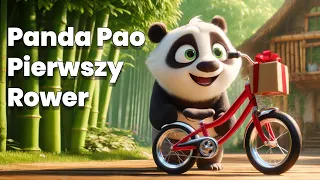 🐼🚲Panda Pao i Jej Pierwszy Rower 🚲 Nauka Jazdy Na Rowerze 🐼🚲 🌟🚲