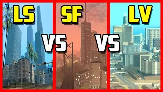 КАКОЙ ГОРОД В GTA SAN ANDREAS САМЫЙ ЛУЧШИЙ | ЛОС-САНТОС VS САН-ФИЕРРО VS ЛАС-ВЕНТУРАС