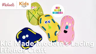 Online Class: Kid Made Modern’s Lacing Friends Craft | Michaels