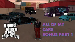 Showing all of my cars I made with Tuning Mod BONUS PART 1