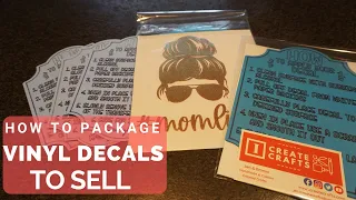 How To Package Vinyl Decals To Sell (Cricut) (With how to apply decal instructions)