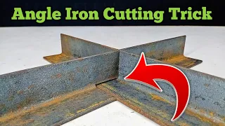 Secret Angle Iron Joint Trick // Every Welder should know this