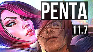 FIORA vs SETT (TOP) | Penta, Rank 2 Fiora, Legendary, 14/3/2, Rank 20 | BR Challenger | v11.7