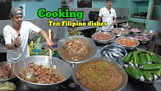 Ang daming orders! Balikbayan from San Diego California | Cooking 10 Filipino dishes