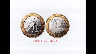 10 Francs Fifth Republic France