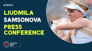 Press Conference | Liudmila Samsonova - Final | #OBN23