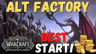The OPTIMAL Dragonflight Goldmaking Launch Guide: Leveling, Professions, Reputations, ALT FACTORY!