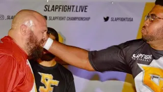 'the Hulk' BATTLES 'the Bell' - SlapFIGHT Super Heavyweight Championship