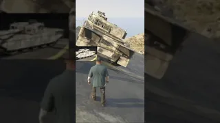 Franklin vs a tank in GTA5