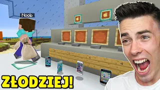 NOOB OKRADŁ SKLEP APPLE i WSZYSTKO ZABRAŁ! 🤬 *zemsta*