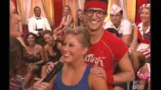 Shawn Johnson and Mark Ballas dance in Week 4 Season 8