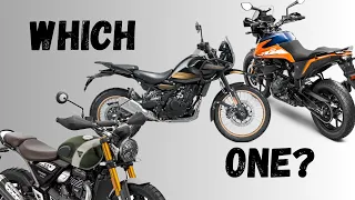 RE Himalayan 450 vs Triumph Scrambler 400X vs KTM ADV 390 X Test ride impressions | I bought one!