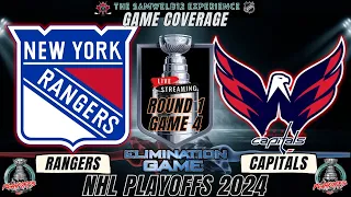 LIVE Coverage: NEW YORK RANGERS vs WASHINGTON CAPITALS Game 4 - NHL Playoffs