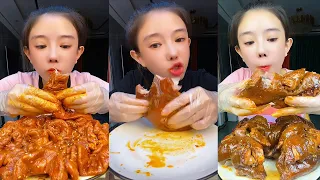 ASMR CHINESE MUKBANG FOOD EATING SHOW 짜장면이땡기네요 ㅎㅎ맛잇게드시니 보기좋아.