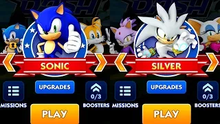 Sonic Dash SONIC VS SILVER Android iPad iOS Gameplay HD