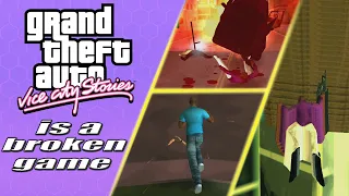 Why GTA VCS is the WORST GTA Game... [Glitch/Bug Compilation]