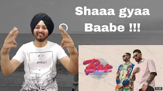 BAS (Official video)I JAZ DHAMI I KARAN AUJLA I YEAH PROOF I NEW PUNJABI SONG I DESI REACTION