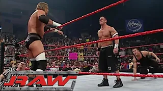 Randy Orton RKO's John Cena Before SNME RAW Mar 13,2006