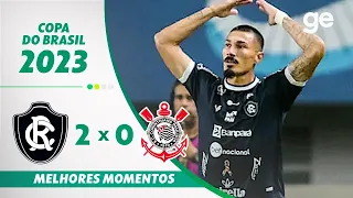 REMO 2 X 0 CORINTHIANS | MELHORES MOMENTOS | 3ª FASE COPA DO BRASIL 2023 | ge.globo