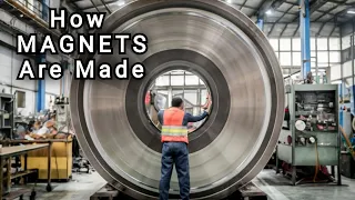 THIS is How MAGNETS are Made in  FACTORIES