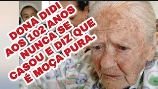 DONA DIDI 102 ANOS PERDEU TUDO QUE TINHA E HOJE VIVE COM A APOSENTADORIA.